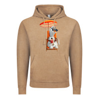 Vintage Coffee olaf Vintage Hoodie - linhVisuals
