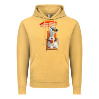 Vintage Mustard olaf Vintage Hoodie - linhVisuals