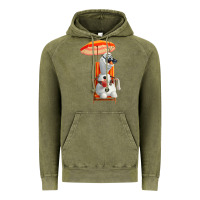 Vintage Olive olaf Vintage Hoodie - linhVisuals