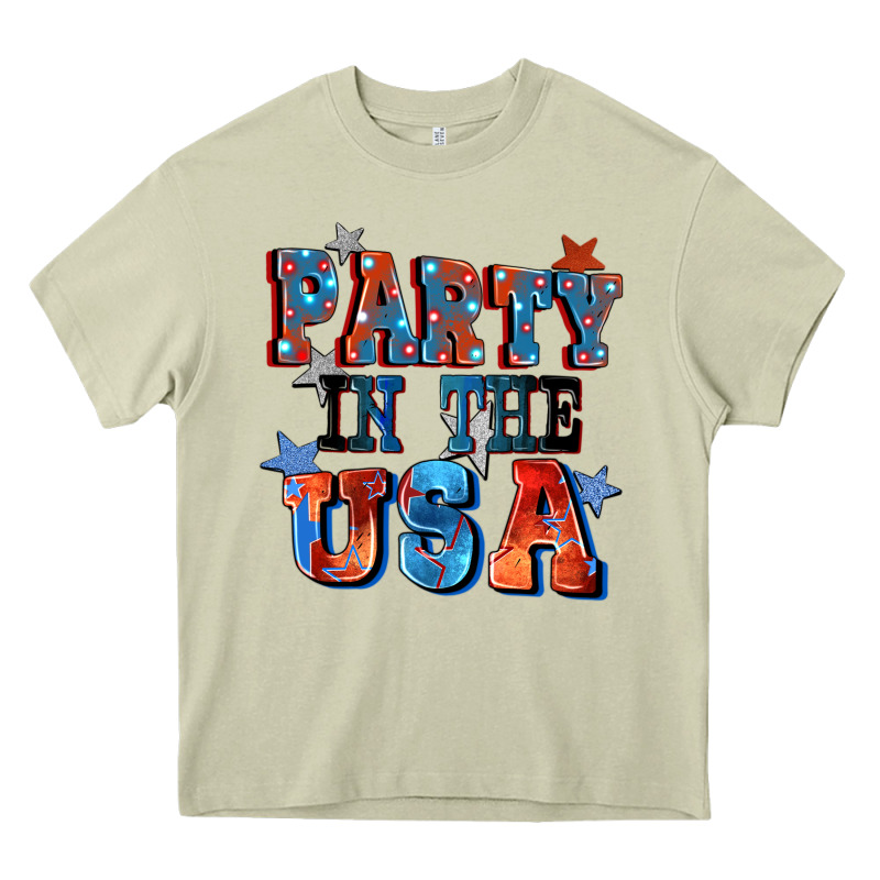 Party In The Usa 4th Of July Heavy Core Tee by CowGirlArtShop | Teevron