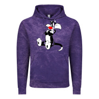 Cloud Purple sylvester cat Vintage Hoodie - linhVisuals
