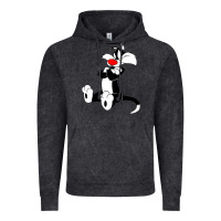 Vintage Black sylvester cat Vintage Hoodie - linhVisuals