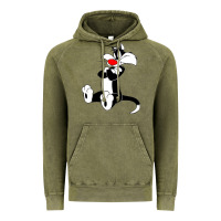Vintage Olive sylvester cat Vintage Hoodie - linhVisuals
