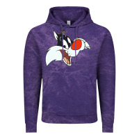 Cloud Purple sylvester  face Vintage Hoodie - linhVisuals