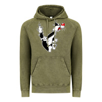 Vintage Olive sylvester cat Vintage Hoodie - linhVisuals