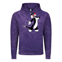 Cloud Purple sylvester cat Vintage Hoodie - linhVisuals