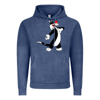 Vintage Denim sylvester cat Vintage Hoodie - linhVisuals
