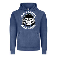 Vintage Denim harambe Vintage Hoodie - linhVisuals