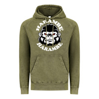 Vintage Olive harambe Vintage Hoodie - linhVisuals