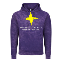 Cloud Purple undertale   determination point Vintage Hoodie - linhVisuals