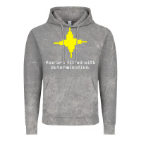 Cloud Rock undertale   determination point Vintage Hoodie - linhVisuals