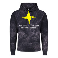 Cloud Black undertale   determination point Vintage Hoodie - linhVisuals