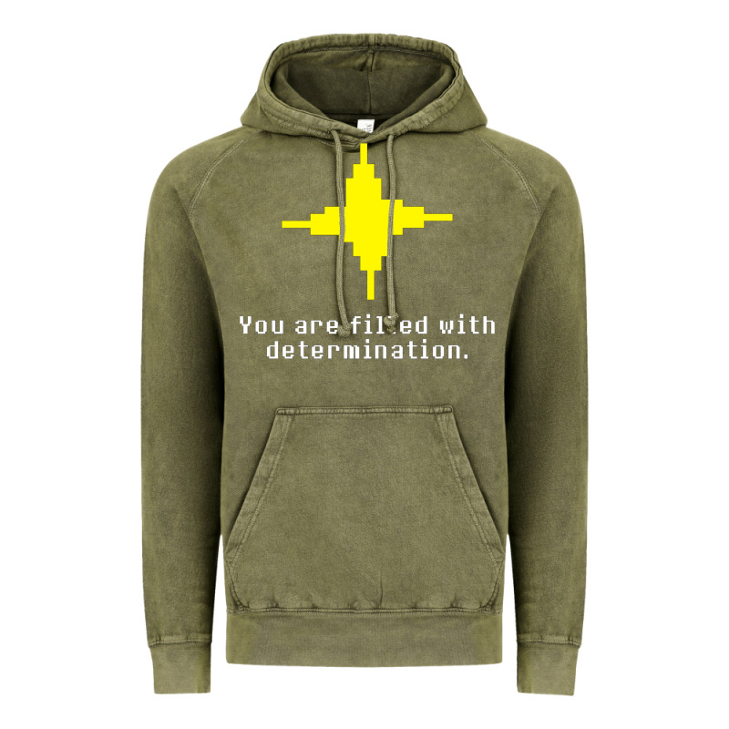Undertale   Determination Point Vintage Hoodie by linhVisuals | Teevron