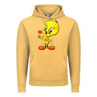 Vintage Mustard tweety Vintage Hoodie - linhVisuals