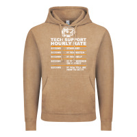 Vintage Coffee tech support hourly rate t shirt Vintage Hoodie - linhVisuals