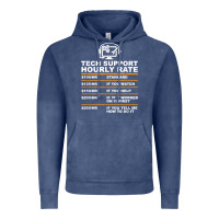 Tech Support Hourly Rate T Shirt Vintage Hoodie | Teevron