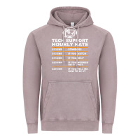 Vintage Zinc tech support hourly rate t shirt Vintage Hoodie - linhVisuals