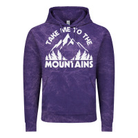 Cloud Purple take me to the mountains nature lover Vintage Hoodie - linhVisuals