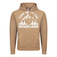 Vintage Coffee take me to the mountains nature lover Vintage Hoodie - linhVisuals