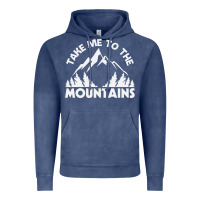Take Me To The Mountains Nature Lover Vintage Hoodie | Teevron