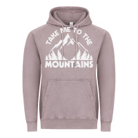 Vintage Zinc take me to the mountains nature lover Vintage Hoodie - linhVisuals