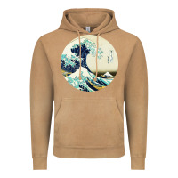Vintage Camel great wave Vintage Hoodie - linhVisuals