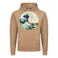 Vintage Coffee great wave Vintage Hoodie - linhVisuals