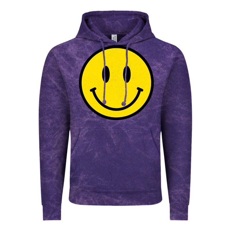 Vintage Retro Happy Smiley Face 80's 90's Aesthetic Sweatshirt Vintage Hoodie by linhVisuals | Teevron