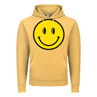 Vintage Mustard vintage retro happy smiley face 80's 90's aesthetic sweatshirt Vintage Hoodie - linhVisuals