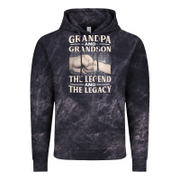 Cloud Black grandpa and grandson the legend t  shirtgrandpa and grandson the legen Vintage Hoodie - linhVisuals