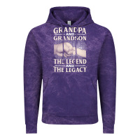 Cloud Purple grandpa and grandson the legend t  shirtgrandpa and grandson the legen Vintage Hoodie - linhVisuals