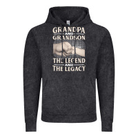 Vintage Black grandpa and grandson the legend t  shirtgrandpa and grandson the legen Vintage Hoodie - linhVisuals