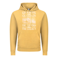 Vintage Mustard grandpa and grandson the legend t  shirtgrandpa and grandson the legen Vintage Hoodie - linhVisuals