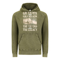 Grandpa And Grandson The Legend T  Shirtgrandpa And Grandson The Legen Vintage Hoodie | Teevron