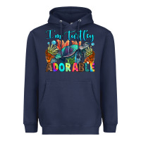 Navy i'm turtley adorable Heavyweight Hoodie - RanaPortraitStore