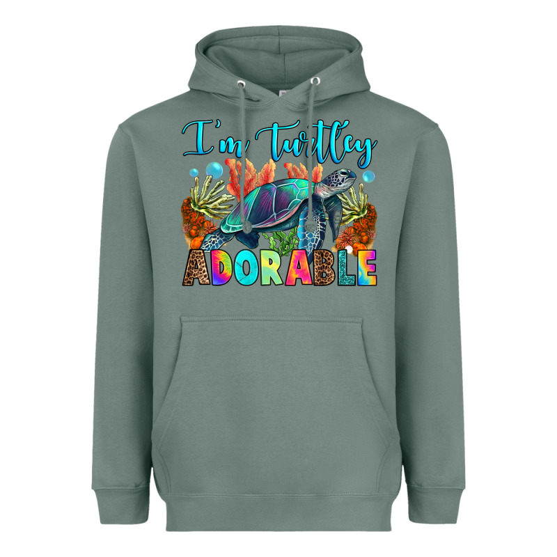I'm Turtley Adorable Heavyweight Hoodie by RanaPortraitStore | Teevron
