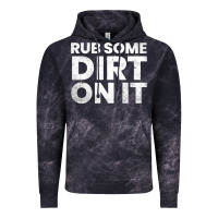 Cloud Black vintage funny shirts for men, rub some dirt on it long sleeve t shirt Vintage Hoodie - linhVisuals