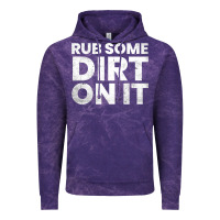 Cloud Purple vintage funny shirts for men, rub some dirt on it long sleeve t shirt Vintage Hoodie - linhVisuals