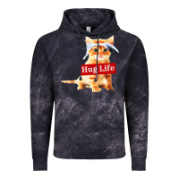 Cloud Black hug life kitty cat Vintage Hoodie - linhVisuals