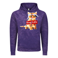 Cloud Purple hug life kitty cat Vintage Hoodie - linhVisuals