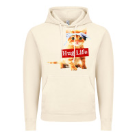 Vintage Artic hug life kitty cat Vintage Hoodie - linhVisuals