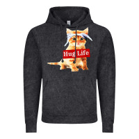 Vintage Black hug life kitty cat Vintage Hoodie - linhVisuals