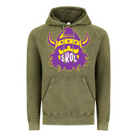 Vintage Olive skol nordic viking helmet shirt Vintage Hoodie - linhVisuals