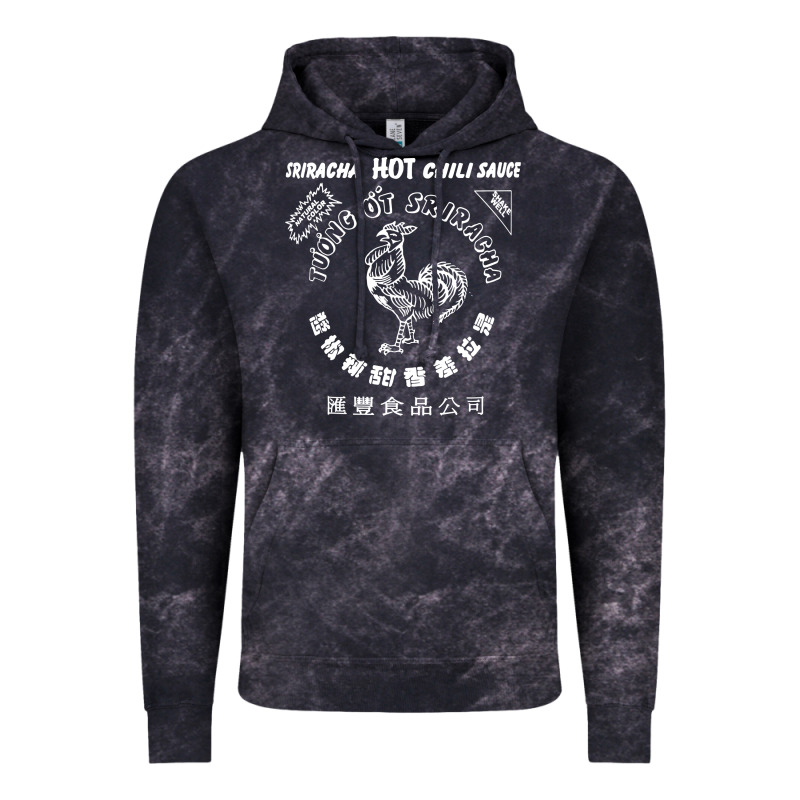 Sriracha Official Hot Chili Sauce Men's Graphic Vintage Hoodie by linhVisuals | Teevron