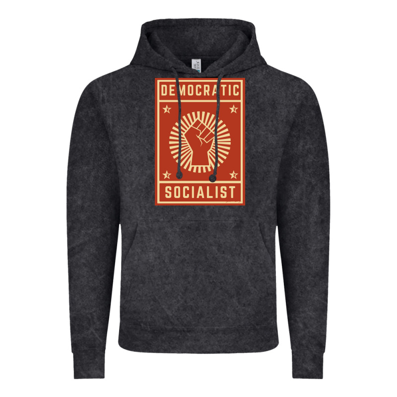 Democratic Socialist Vintage Hoodie by linhVisuals | Teevron