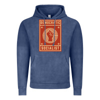 Vintage Denim democratic socialist Vintage Hoodie - linhVisuals