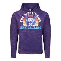 Skiing T  Shirt Ski Goggles Cat The Meowtains Are Calling Skier Winter Vintage Hoodie | Teevron