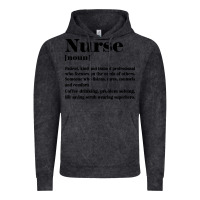 Vintage Black nurse Vintage Hoodie - linhVisuals