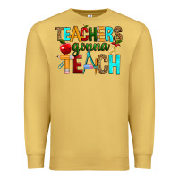 Antique Gold teachers gonna teach Premium Sweatshirt - RanaPortraitStore