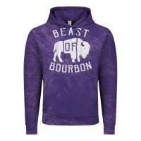 Cloud Purple beast of bourbon drinking whiskey design bison buffalo party t shirt Vintage Hoodie - linhVisuals